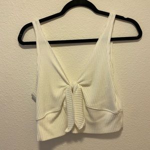 White Crop Top